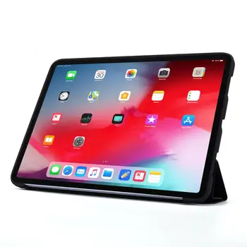 Pentru iPad Pro 11 2020 Model Release Caz pentru Pro 11 2020 a 2-a generație Silicon Moale de Jos din Piele PU de Acoperire Inteligent Auto Somn