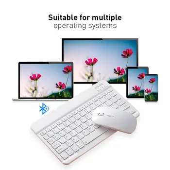 Pentru iPad Tastatură și mouse-ul Pentru iPad Air 3 4 7 8-a Generație Pro 11 12.9 Bluetooth Tastatură Pentru Android Comprimat pentru Windows Telefoane