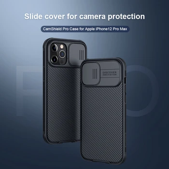 Pentru iPhone 12 12 mini Caz NILLKIN CamShield Pro Caz Slide Camera Proteja Intimitatea Capacul din Spate Pentru iPhone 12 Pro/ 12 Pro Max