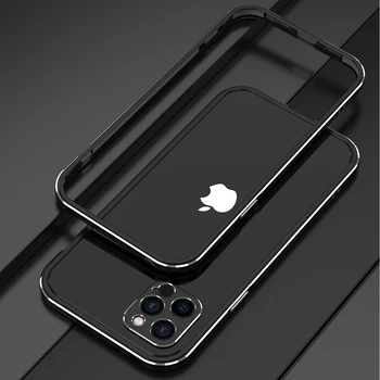 Pentru iPhone 12 Pro Max Mini Bumper Aluminiu Cadru metalic Capac Hard Telefon Caz pentru iPhone 12 Pro iPhone12 Mini + carmera Protector