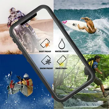 Pentru iPhone 12 Pro Max rezistent la apa IP68 Scufundări rezistent la Șocuri rezistent la Praf Telefon Caz pentru iPhone 11 Acoperi iPhone12 Mini-Apă Dovada Coque