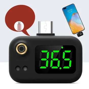 Pentru iPhone/Android de Tip C USB Smart Termometru Non-contact cu Infraroșu Termometru Termometru Electronic Cu Display LCD