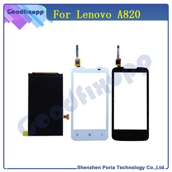 Pentru Lenovo A820 Panou de Ecran Tactil Senzor Digitizer LCD Display Pentru Telefon Lenovo, Piese de schimb Touch Ecran Pentru Lenovo A820