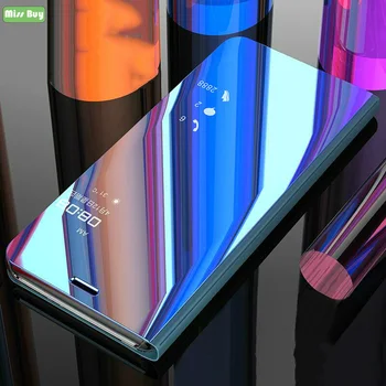 Pentru LG Catifea 5G Caz de Lux Smart Mirror Piele Flip Cover Pentru LG Catifea 5G LM-G900 Caz Pentru LG Caz de Catifea Înveliș rezistent la Șocuri