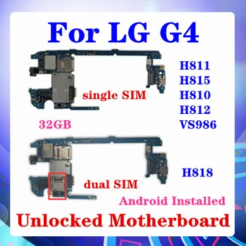 Pentru LG G4 Placa de baza H815 H811 H810 H812 VS986 H818(2 SIM) Placa de baza sistemul de OPERARE Android Instala Funcția Completă Bune de Lucru