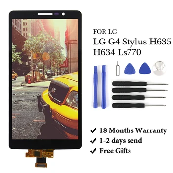 Pentru LG G4 Stylus H635 H634 Ls770 Display LCD Digitizer Pentru LG G4 Stylus-ul LCD de Asamblare cu rama LCD Display cu Touch Screen