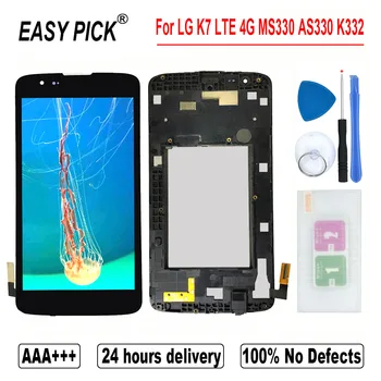 Pentru LG K7 3G X210 Display LCD Touch Ecran Digitizor de Asamblare Pentru LG K7 LTE 4G MS330 AS330 K332 K330 X210DS L51AL L52VL