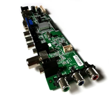 Pentru LP156WD1 (TL)(A1)/(TL)(A2)/(TL)(B1)/(TL)(B2)/(TL)(B3) 1600*900 panel USB+AV LVDS 40-Pin DVB-T 3663 controler de bord kit