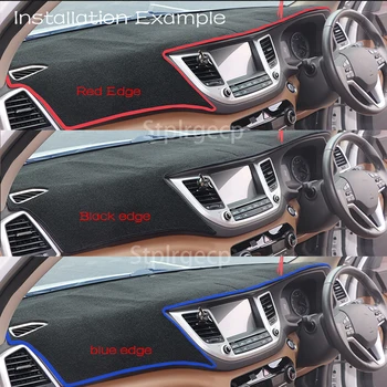 Pentru Mercedes-Benz C-Class W205 Anti-Alunecare Mat tabloul de Bord Pad Parasolar Dashmat Covor Accesorii C-Klasse C180 C200 C220 C250 C300