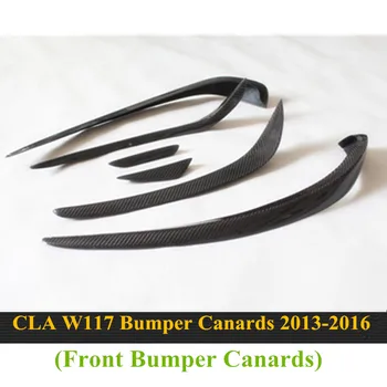 Pentru Mercedes Benz CLA W117 Fibra de Carbon Bara Canards Clasa W117 CLA180 CLA200 CLA250 CLA45 AMG 2013-2016 Splitter Clapeta de Canard