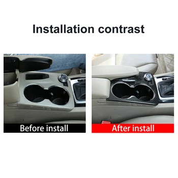 Pentru Mercedes Benz GLK X204 2008-Auto Interior ABS Consola de Cana de Apa Titularul Cadru Acoperă Accesoriile