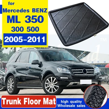 Pentru Mercedes BENZ ML 300 350 500 2005-2011 din Spate a Încărcăturii de Boot Tava Căptușeală Portbagaj Floor Mat Covor de Noroi Kick