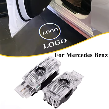 Pentru Mercedes Benz W203 C Class fabricate intre 2001-2007, cu SLK SLR CLK R171 R199 W209 W240 led portiera bun venit lumina logo proiector laser lampă
