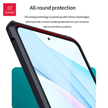 Pentru Mi 10T Lite Caz, Xundd Telefon Caz, Pentru Xiaomi Mi10T Lite Caz, Transparent Montat Capacul rezistent la Șocuri Anti Toamna Marcă Shell