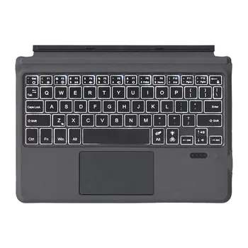 Pentru Microsoft Surface Du-te 2 Magnetica Slim 7-Culoare LED-uri cu iluminare din spate Bluetooth Tastatură Desktop Divertisment Birou Accesorii pentru Tableta