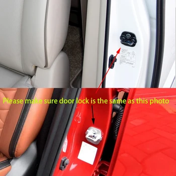 Pentru nissan 350Z 370Z Sentra B17 SR Qashqai MK2 J11 auto-styling Ușă din Oțel Inoxidabil Catarama de Blocare Capac de Protecție de Înaltă calitate