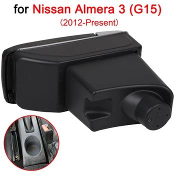 Pentru Nissan Almera Cotiera Cutie Almera 3 Auto Universal Central Cotiera Cutie de Depozitare suport pentru pahare scrumieră modificarea accesorii