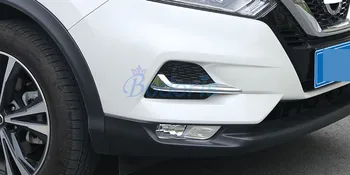 Pentru Nissan Qashqai J11 2018 2019 Lămpi Ceață Față Și Spate Acoperi Lumina Suprapunere Tăiați Garnitura Cadru Cromat Styling Auto Accesorii