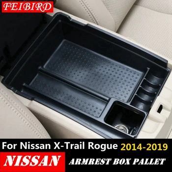 Pentru Nissan X-Trail X-Trail T32 Rogue - 2019 Negru Consola Centrală Multifuncțională Cutie De Depozitare Telefon Tava Accesoriu