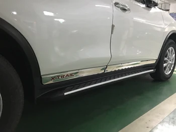 Pentru Nissan X-Trail XTrail T32-2020 Oțel Inoxidabil ABS Ușă Laterală Corp Laminat Benzi de Acoperire Tapiterie Auto styling