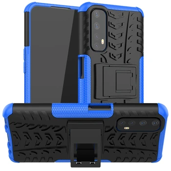 Pentru Oppo Realme 7 Caz Acoperire Anti-knock Bara Grele Armuri Sta Capacul din Spate Realme 3 5 6 7 Pro Silicon Caz de Telefon Realme 7
