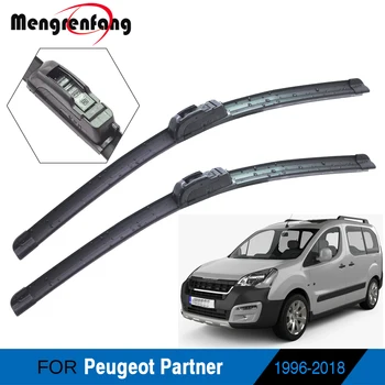 Pentru Peugeot Partner Accesorii Auto Parbriz, Ștergător Lame Ștergător Din Cauciuc Moale J Hook & Push Buton Brațele 1996-2018