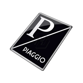 Pentru PIAGGIO VESPA GTS GTV LX LXV Motociclete 3D Decal Înlocui Logo-ul Negru