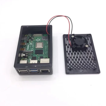 Pentru Raspberry Pi 4 Caz Shell Incintă Cutie de Instalat Rece Ventilator de Radiator din Aluminiu de Cabina pentru Raspberry Pi 4B