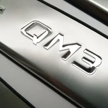 Pentru Renault Samsung QM3 captur din oțel Inoxidabil, Placă de Uzură Pragului de Ușă benzi pedala de bun venit masina accesorii se Potrivesc Coreea