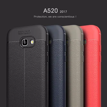 Pentru Samsung Galaxy A3 A5 A7 2017 Caz Silicon Moale Plină De Protecție Capacul Din Spate Caz Pentru Samsung Galaxy A320 A520 A720 Caz