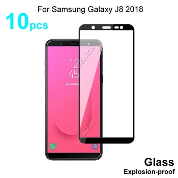 Pentru Samsung Galaxy J8 2018 Acoperire Completă Temperat Pahar Ecran Protector De Sticlă De Protecție Pentru Samsung Galaxy J8 2018