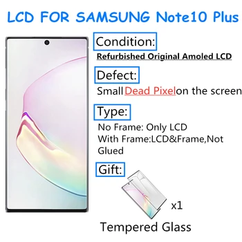 Pentru Samsung Galaxy Nota 10 plus Lcd N975F N9750 cu Cadru de Afișare Ecran Tactil Digitizer Pentru Samsung Note10Plus Nota 10+ LCD