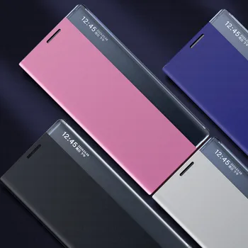 Pentru Samsung Galaxy Nota 20, Ultra caz de Piele pânză Tesatura inteligent magnetic Flip cover pentru Samsung Note20 20Ultra stand de carte de cazuri