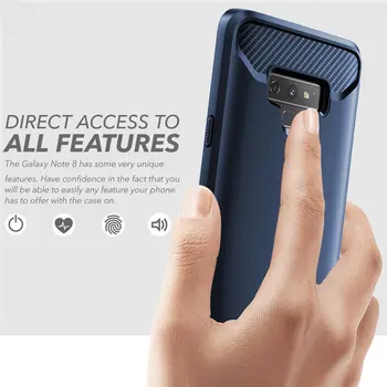 Pentru Samsung Galaxy Nota 9 Caz Clayco Xenon Full-Corp Robust Acoperă cu Built-in 3D Curbat Ecran Protector Pentru Galaxy Nota 9