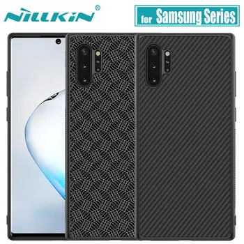 Pentru Samsung Galaxy Note 10 9 8 S10 Plus Caz Nillkin Carbon Fibre Sintetice Greu Completă Caz Acoperire pentru Samsung S10E Nota 10 Plus
