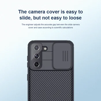 Pentru Samsung Galaxy S21 Ultra Caz Nillkin CamShield Caz Slim Slide Camera Protecție Lens Cover pentru Samsung S21 S21 Plus Caz