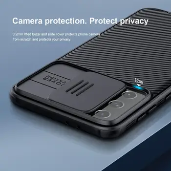 Pentru Samsung Galaxy S21 Ultra Caz Nillkin CamShield Caz Slim Slide Camera Protecție Lens Cover pentru Samsung S21 S21 Plus Caz