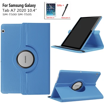 Pentru Samsung Galaxy Tab A7 2020 SM-T500 SM-T505 SM-T507 10.4 inch Comprimat Caz De 360 de Rotație a Suportului Ori Stand Flip din Piele Acoperi