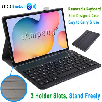 Pentru Samsung Galaxy Tab S6 Lite 10.4 P610 P615 SM-P610 SM-P615 Caz cu Tastatura Detasabila Bluetooth din Piele Pu de Acoperire Coajă