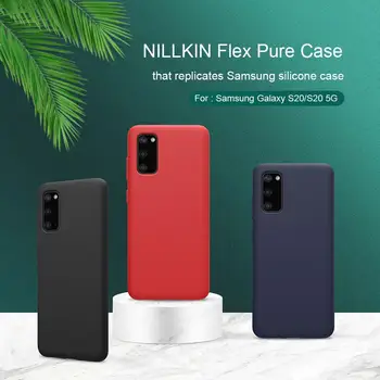 Pentru Samsung Plus S20 S20 Ultra S20 S10 Plus S10e Nota 10 Plus capac caz Nillkin Flex Lux Pur capacul din spate caz capa