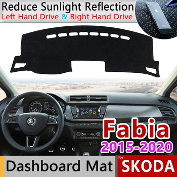 Pentru Skoda Fabia 3 NJ 2016 2017 2018 2019 2020 MK3 Anti-Alunecare Mat tabloul de Bord Pad Acoperire Parasolar Dashmat Covor Accesorii Auto