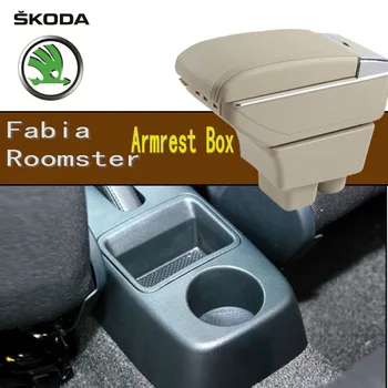 Pentru Skoda Fabia/fabia 2 cotiera cutie centrală a Stoca conținut cutie suport pahare interior auto-styling accesoriu decor 08-17
