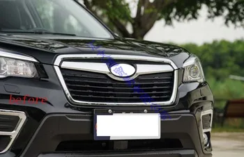 Pentru Subaru Forester SK 2018 2019 Decora Accesorii ABS Cromat Grila Fata Acoperi Centrul Mesh Trim