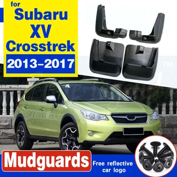 Pentru Subaru XV Crosstrek 2013-2017 Set Turnate Masina Noroi apărătoare de noroi apărătorile de Noroi Clapeta de Noroi, Aripa Fata-Spate Styling