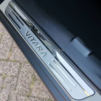 Pentru Suzuki Vitara-2020 Accesorii Inox Pragului De Ușă Lovitura De Uzură Placa De Paza Pedala Protector Trim Pas Acoperi Styling Auto