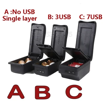 Pentru Toyota Aqua Cotiera Cutie Centrală a Stoca Conținut Cutie Ceașcă Titularul de Încărcare USB Interior Auto-styling Accesorii