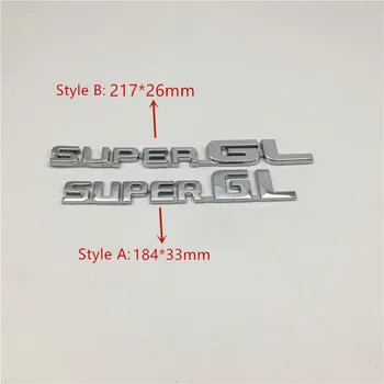 Pentru Toyota Hiace Super Gl 3D Chrome Masina Insigna Emblema Autocolant Decal Portbagaj Partea de Logo-ul
