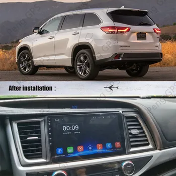 Pentru Toyota Highlander Android Radio 2013 - 2018 Auto multimedia Player Stereo PX6 de Navigare GPS unitate Cap 360 Camera Autoradio