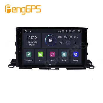 Pentru Toyota Highlander Android Radio 2013 - 2018 Auto multimedia Player Stereo PX6 de Navigare GPS unitate Cap 360 Camera Autoradio