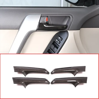 Pentru Toyota Land Cruiser FJ150 Prado 150 2010-2018 Negru Lemn de Cereale Masina ABS Interior Mânerul Portierei Tapiterie Auto Accesorii 4buc